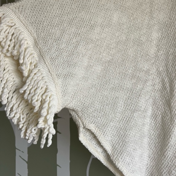 ZSUPPLY  cream poncho- one size fits most - (large) - Picture 4 of 5